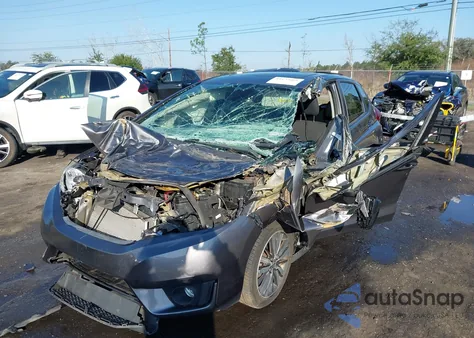 2015 Honda Fit Ex/Ex-L from USA, damaged, VIN 3HGGK5H84FM757670
